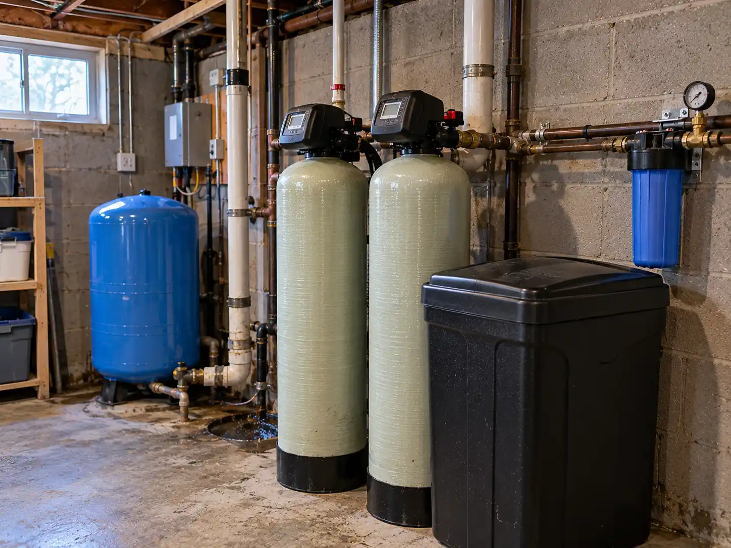Iron filter, water softener and UV system for a well water home in rural Caledon