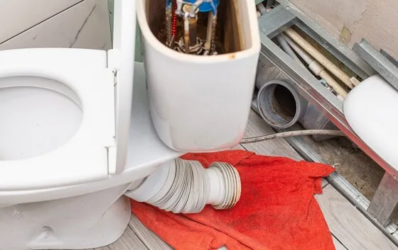 Toilet repair and installation in Caledon